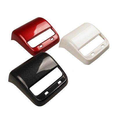 Rear Air Outlet Covers - red, white and carbon fibre pattern