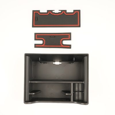 Centre Console Organizer for M3 2021 - Top view with mats outside of the organizer