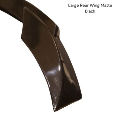 Large Rear Wing Matte Black Spoiler